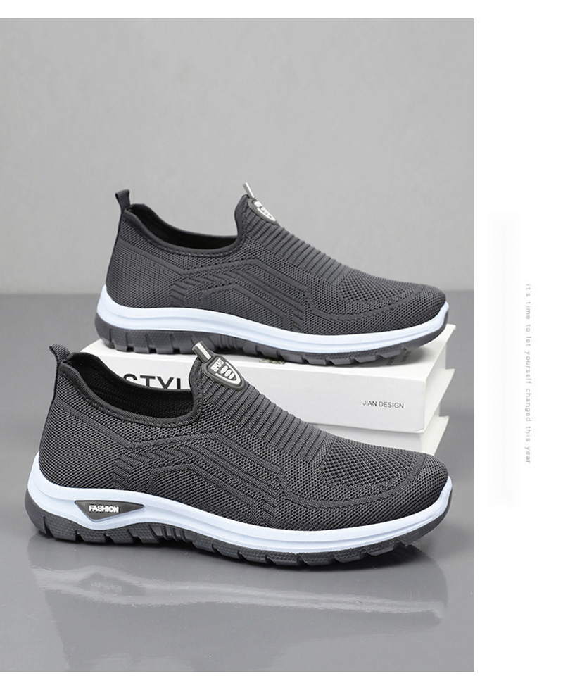 Herrskor för promenad under hösten, andningsbara dad shoes_voghion.com