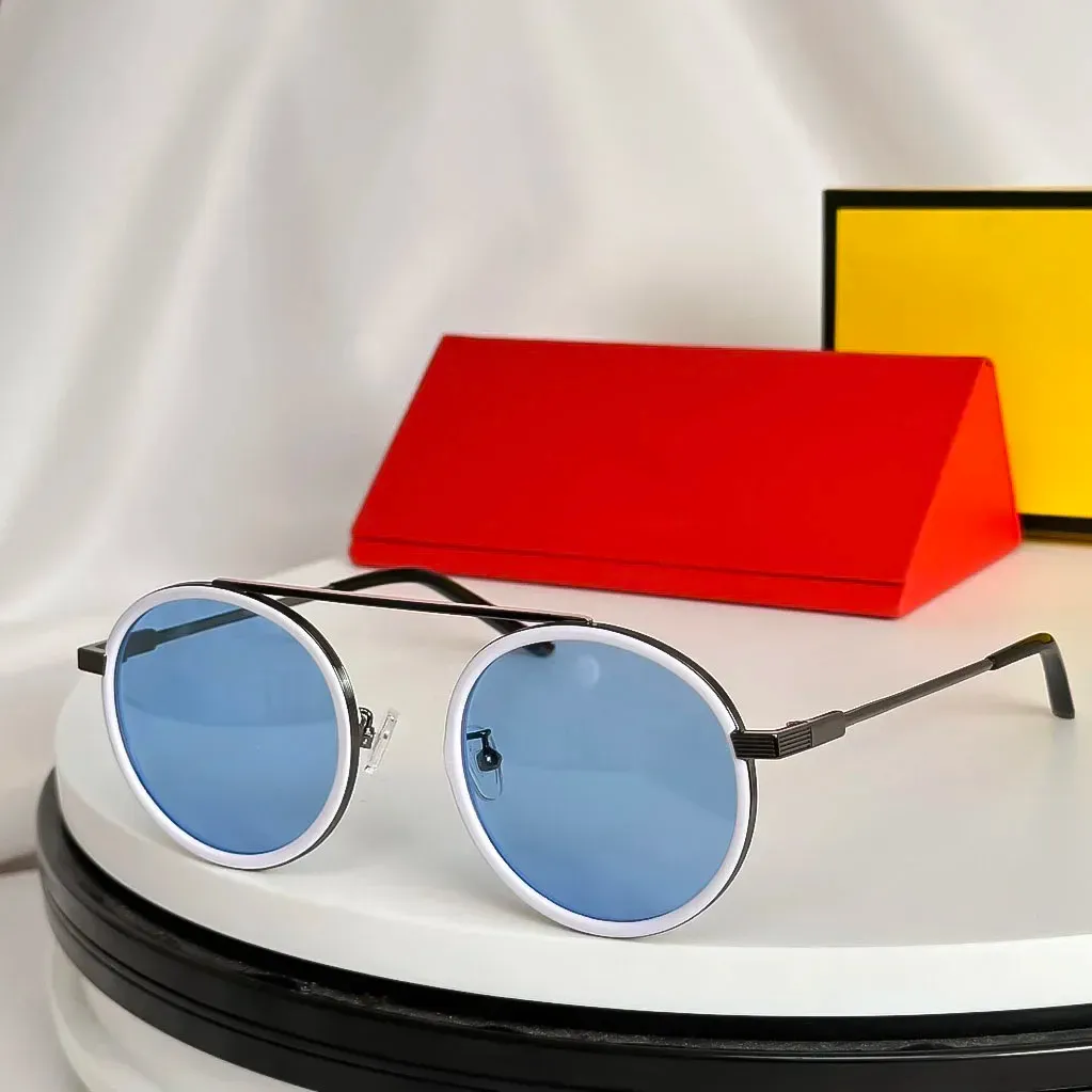 Sunglasses Women Outdoor Sunshine Beach Travel Guest Round Eyewear UV400 High Quality Design Unisex Personality Fashion_voghion.com