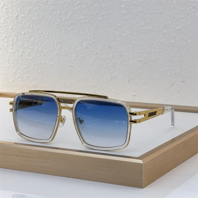 Metal Classic Eyewear Designer Uomo Donna Tono neutro Ditaeds Occhiali da sole Gafas de sol Fashion Square Frames MOD6033 con_voghion.com