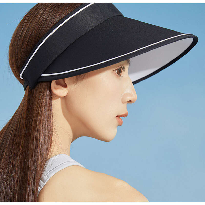 Large Brim, Women's Summer Hollow Top Anti-ultraviolet Hat, Face Shielding Sun Hat_voghion.com