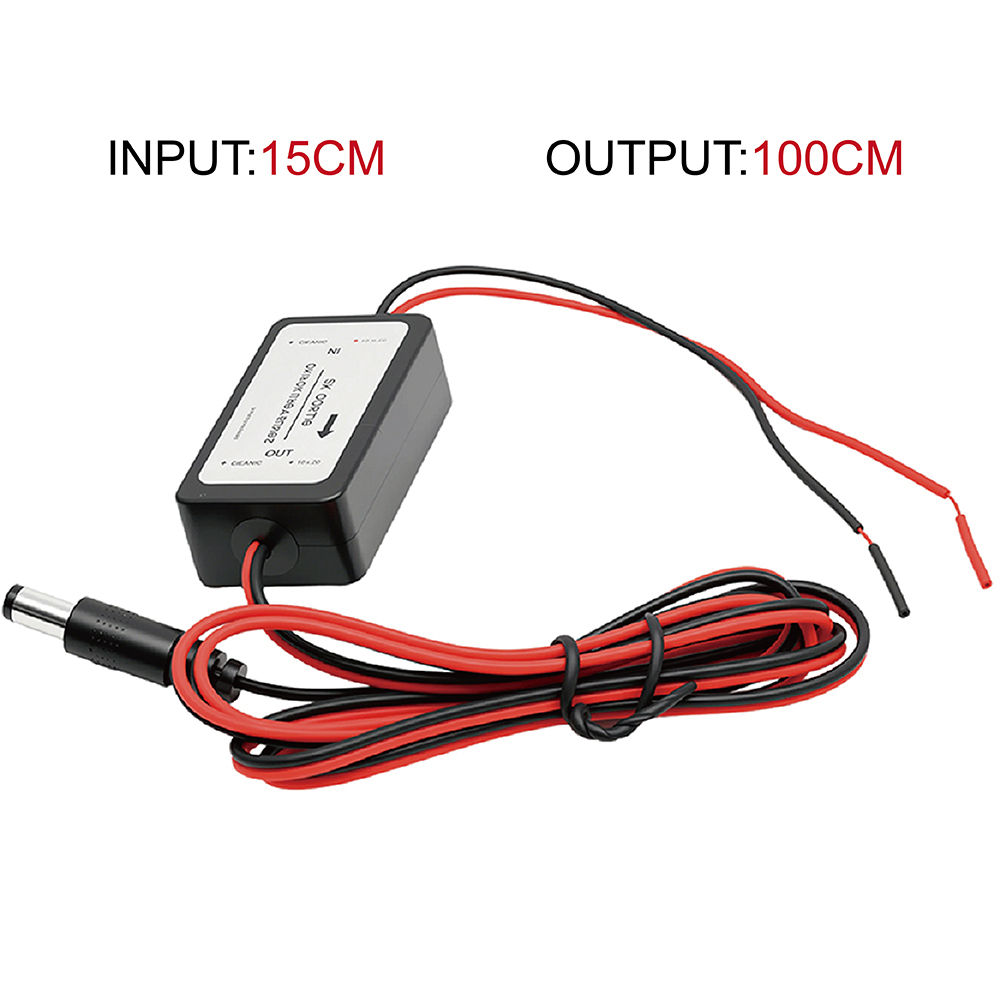 12V DC Rectifier Rear View Power Auto Car Camera Relay Capacitor Filter Connector_voghion.com