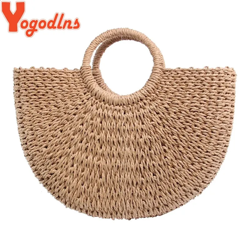 Ydlns Fashion MOON Straw Handbags Summer Beach Rattan Bag Handmade Vintage Woven Handbag For Women bolsa femme 240809_voghion.com