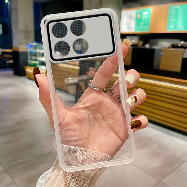 Poco F6 Pro için Basit Renkli Güzel Telefon Kılıfı Tam Kamera Koruma Düşmeye Karşı Şeffaf Yumuşak Kapak_voghion.com