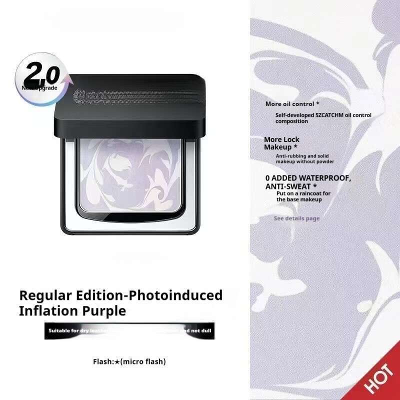 Black Magnetic Set Long Lasting Soft Veil Oil Control Powder Wet & Dry Waterproof Makeup_voghion.com