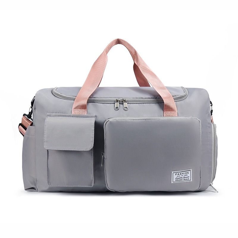 Große Kapazität Kurztrip-Tasche, Fiess-Tasche, Schwimmtraining, Yoga, Sport Trocken- und Nasstrennung, Mehrere Taschen,_voghion.com