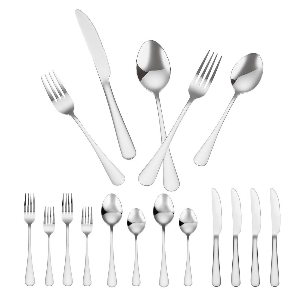 30-Piece Silverware Set Stainless Steel Cutlery Flatware Utensil Kitchen For 6_voghion.com
