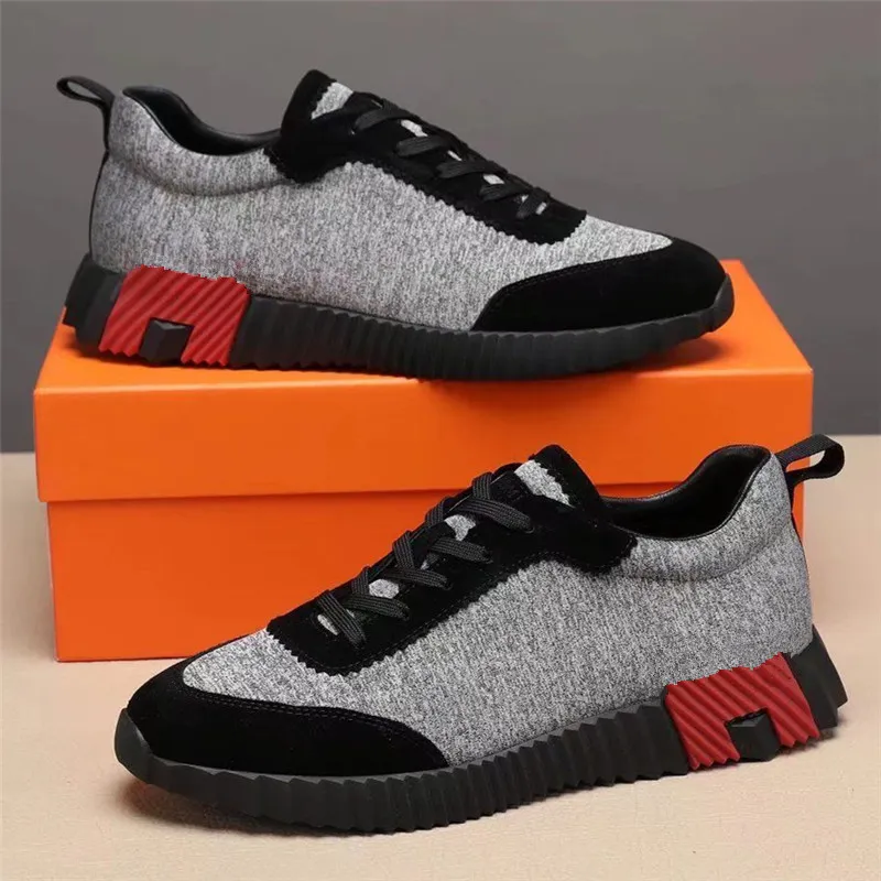 til mænd kvinder træningssko udendørs grøn sort afslappet designersneakers løbe dame herre flade joggingsko med æske_voghion.com