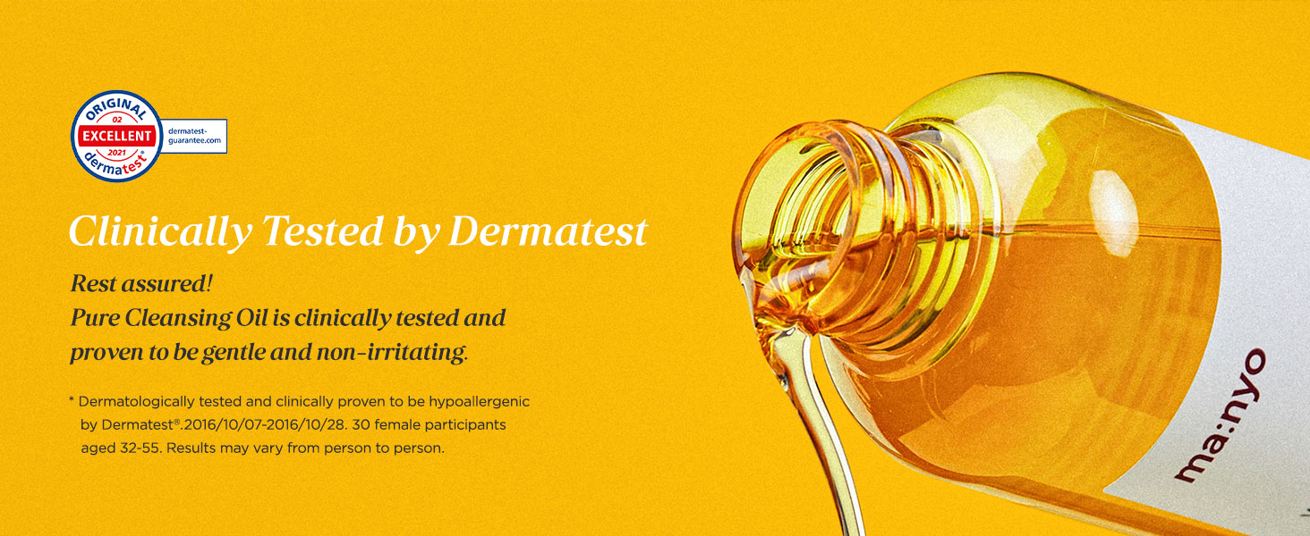 MANYO FACTORY Olio detergente puro coreano per il viso, scioglie i punti neri, rimozione quotidiana del trucco con olio di argan, per le donne_voghion.com