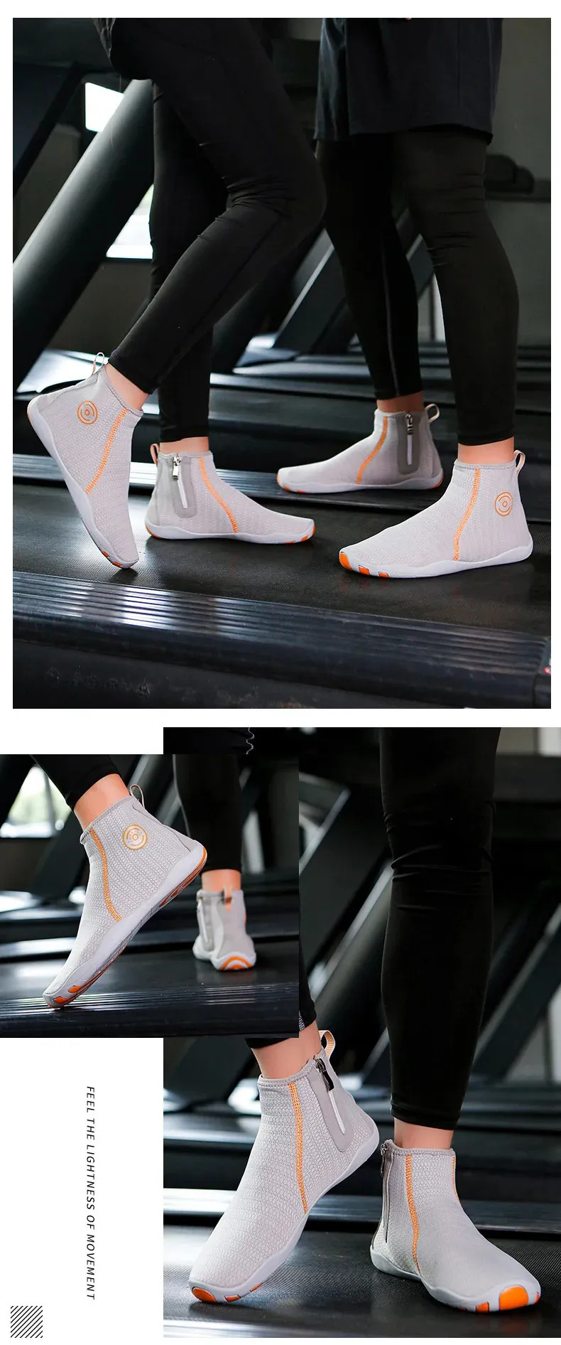 Zapatos de agua para hombre, calcetines de buceo para mujer, caña alta, descalzos, sandalias de playa, calzado acuático, zapatillas de vadeo con drenaje, para surfear y pescar_voghion.com