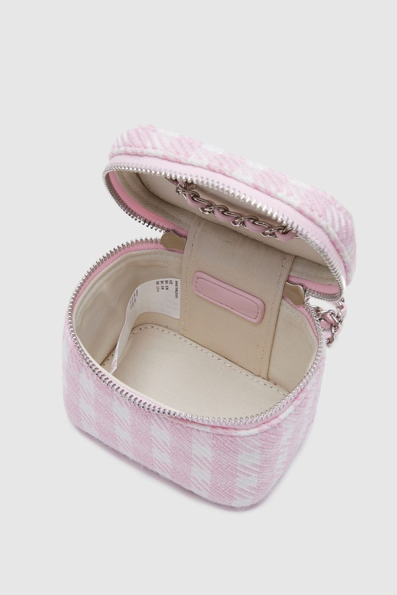 UR Fashion Damentasche 2023 Neue karierte Boxtasche Kleine frische süße Stilkette Umhängetasche Mini Kosmetiktasche_voghion.com
