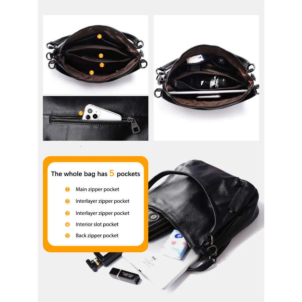 Zency Nero Beige Pelle Morbida Hobo Donna Semplice Casuale Borsa A Mano Con Manico Superiore Borsa A Tracolla Grande Capacità Borsa A Tracolla Media_voghion.com