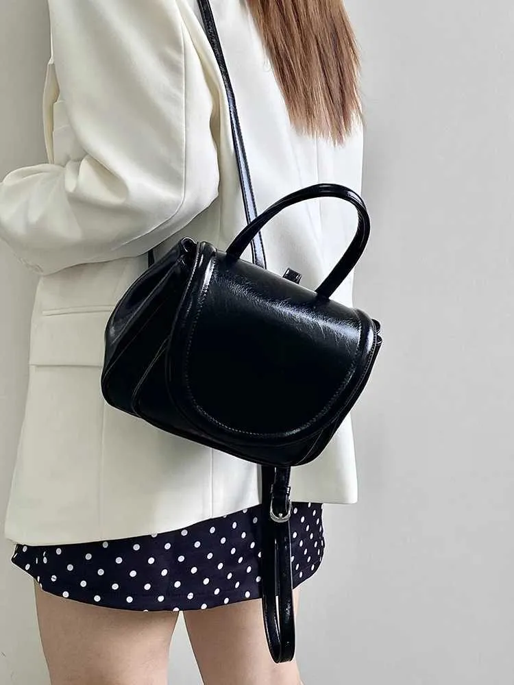 Elegant Black Women's Backpack Shoulder Bag And Handbag Set_voghion.com