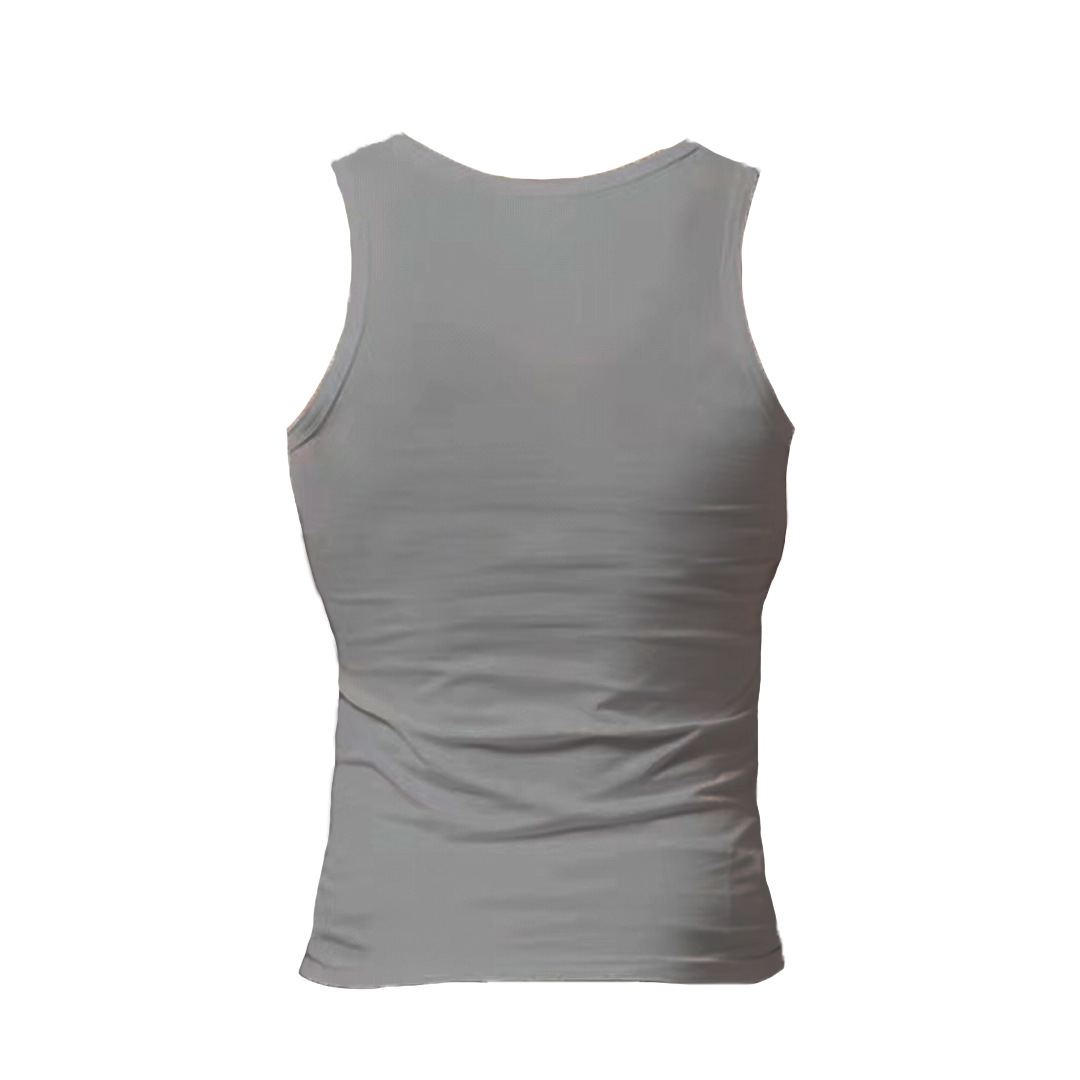 Cross-border New American Style Men's Vest Wearing Trendy Hurdle Sports Fitness Men's Spring and Summer Undershirt Vest_voghion.com