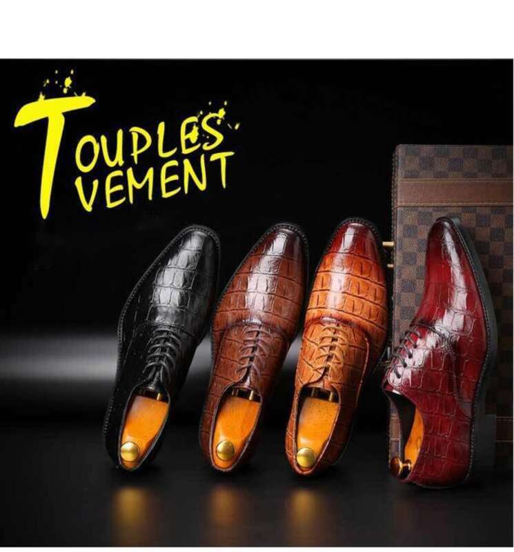 New Business Spring Dress Leather British Casual Men's Shoes Large_voghion.com