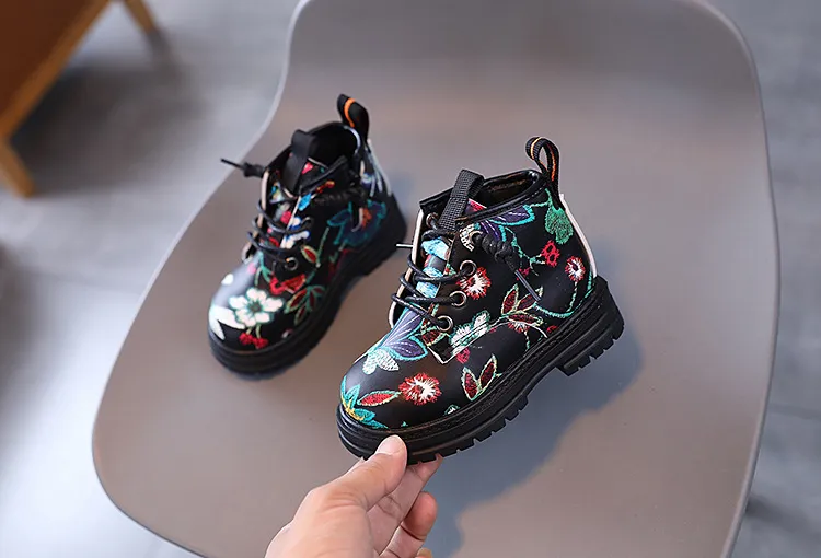Toddler Kids Girls Boys Wer Print Boots Baby Soft Bottom Boot Children Littlesprouts Autumn Winter Fashion Shoes 1-6_voghion.com
