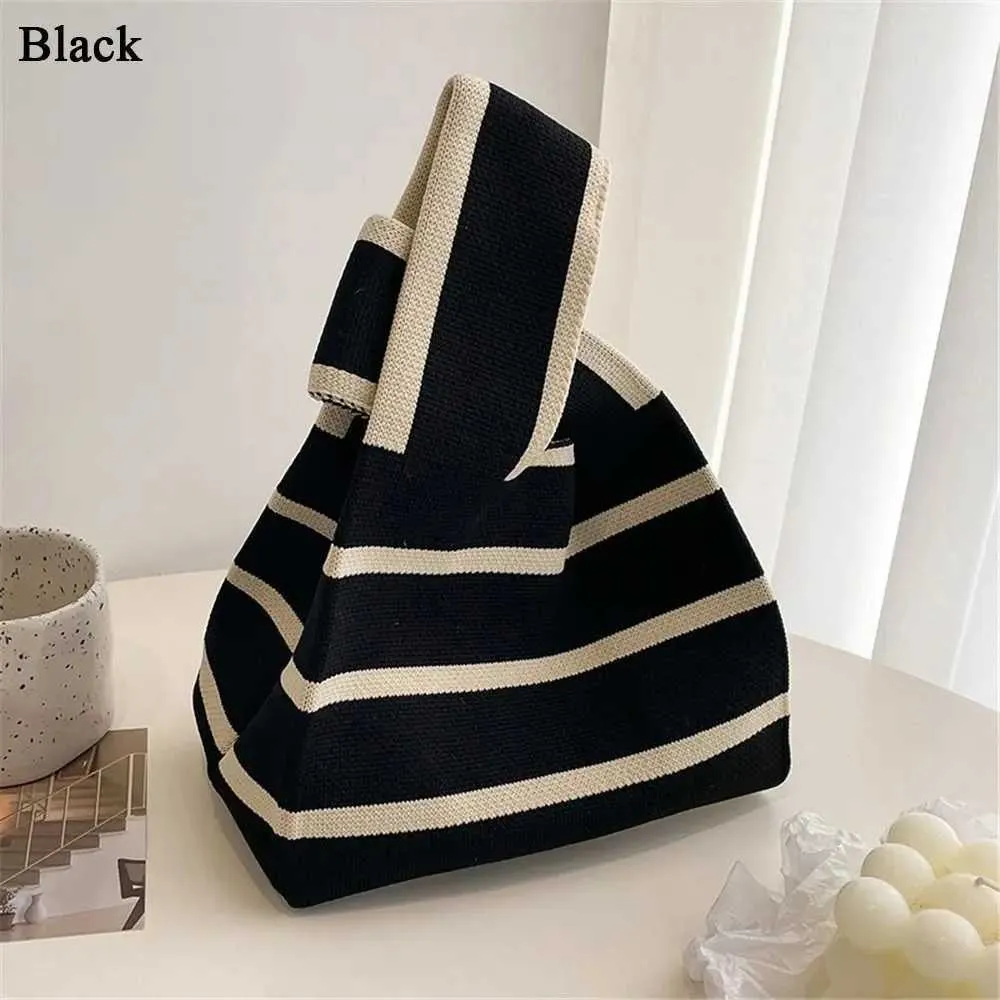1 cintura per lo shopping riutilizzabile per il tempo libero borsa lavorata a maglia Y241106_voghion.com
