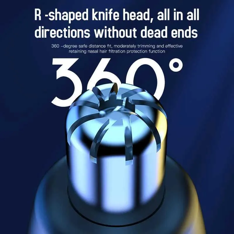Intelligent Nose Trimmer - Power Display｜Low Noise｜Painless_voghion.com