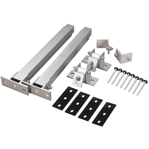Solar Panel Mounting Kit Adjustable Front And Rear Foot Brackets_voghion.com