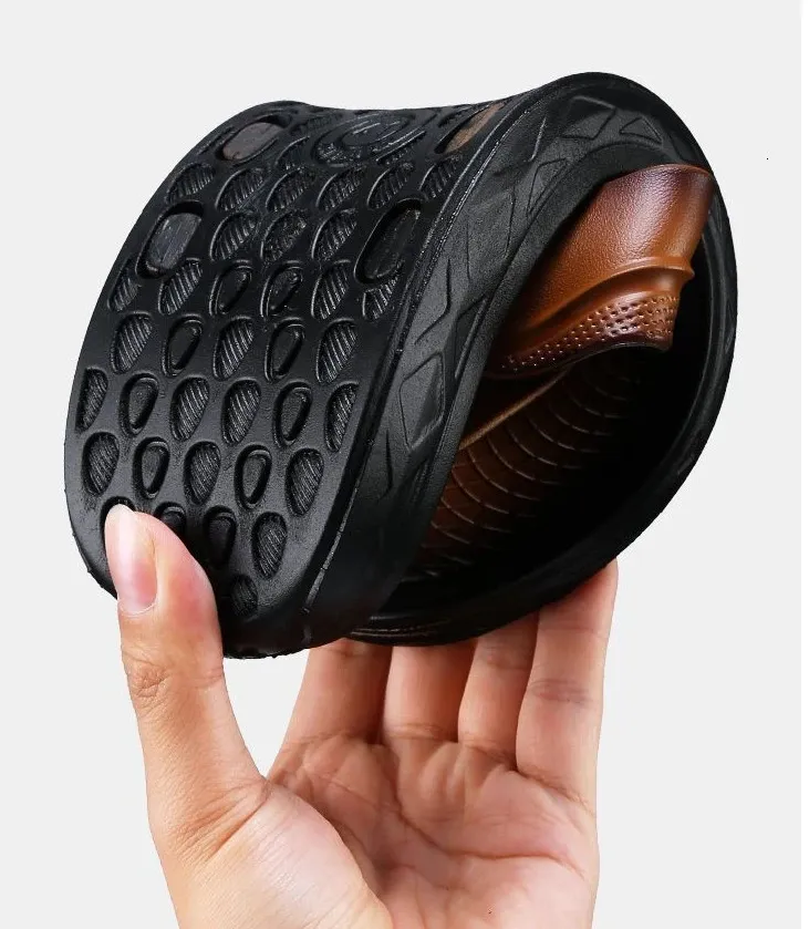 Men's Platform Beach Sandals Indoor Outdoor Walking Slippers_voghion.com