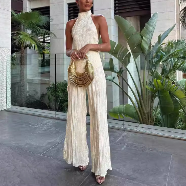 Vêtements pour femmes mode femmes hauts irréguliers décontracté pantalons à jambes larges tempérament élégant sexy pantalons costumes femmes