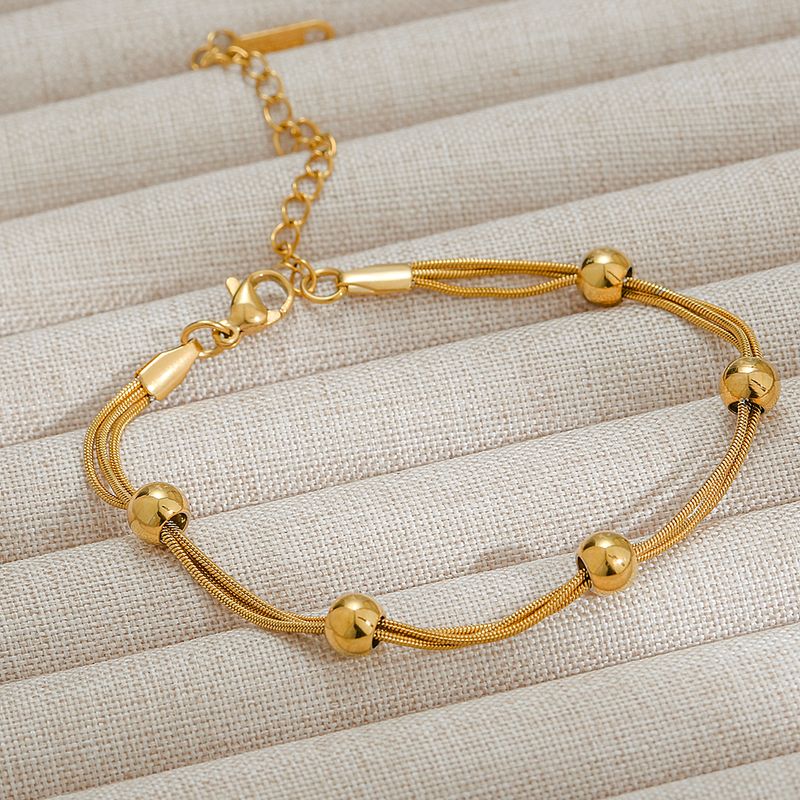 Lässige, schlichte Armbänder aus einfarbigem 304 Edelstahl in großen Mengen_voghion.com