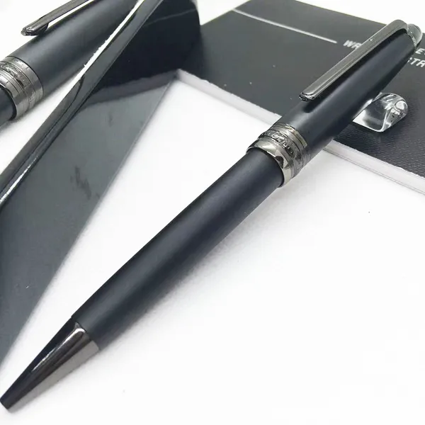wholesale Großhandel Senden Sie 1 Gratis-Geschenk Ledertasche Mattschwarz Rollerball Kugelschreiber Schule Bürobedarf Mit Seriennummer_voghion.com