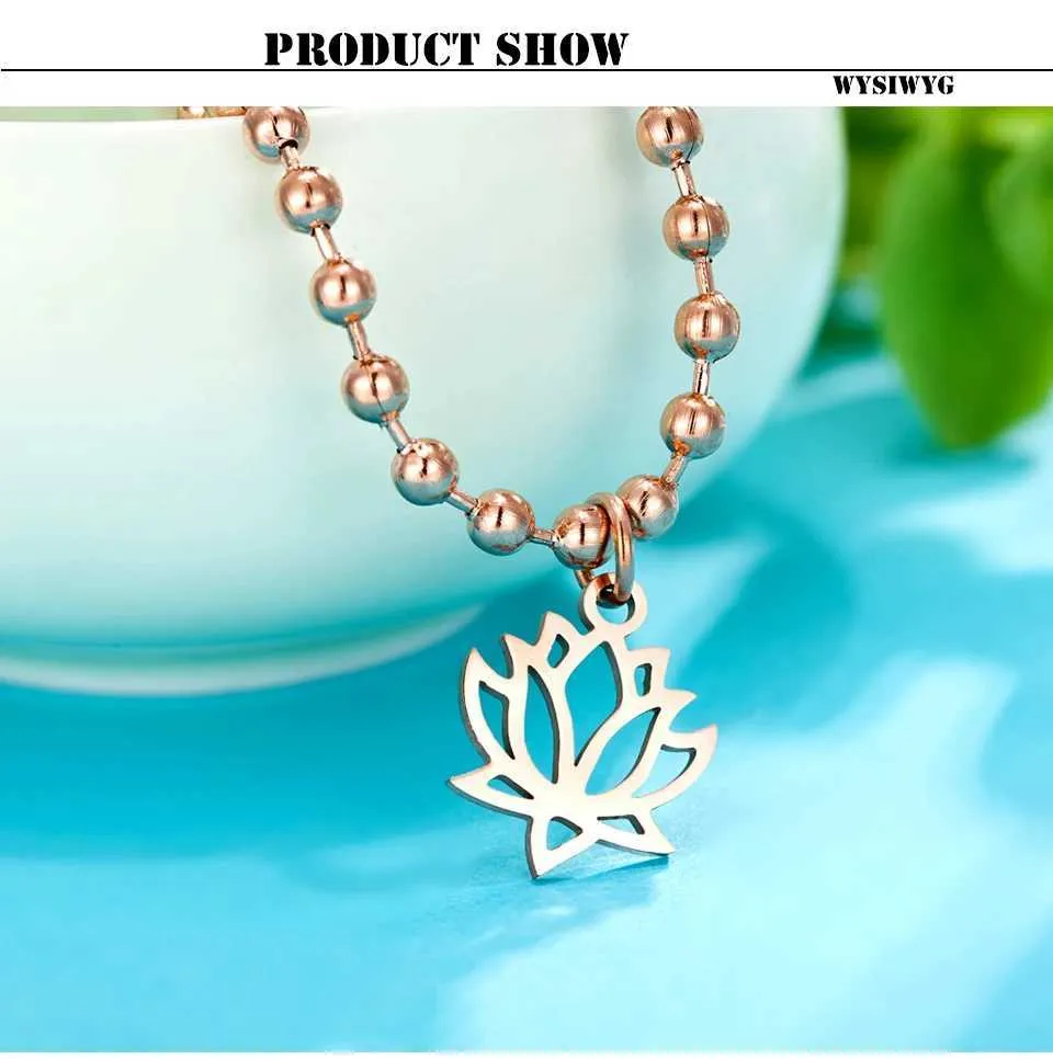 Bracelet de cheville vintage en perles pour yoga, plante, lotus, été, plage, chaîne originale, bijoux pour femmes, festival, L2403_voghion.com