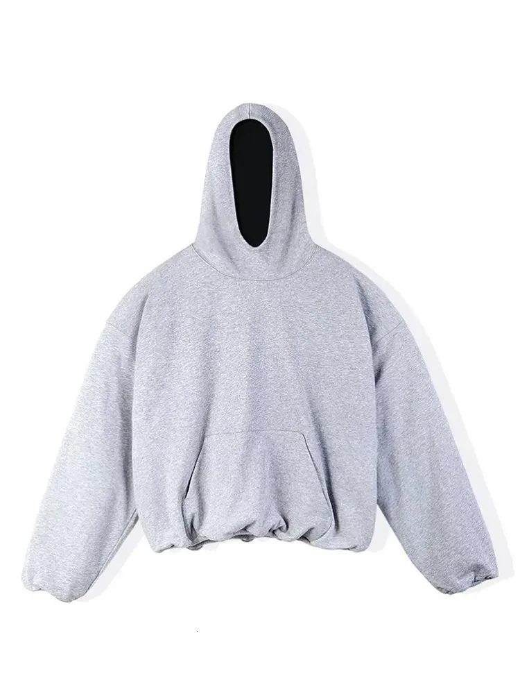 Herren Einfarbig Doppellagig Übergroßer Reißverschluss Baumwolle Retro Hochwertiger Hoodie Frühling/Sommer Casual Streetwear R250219_voghion.com
