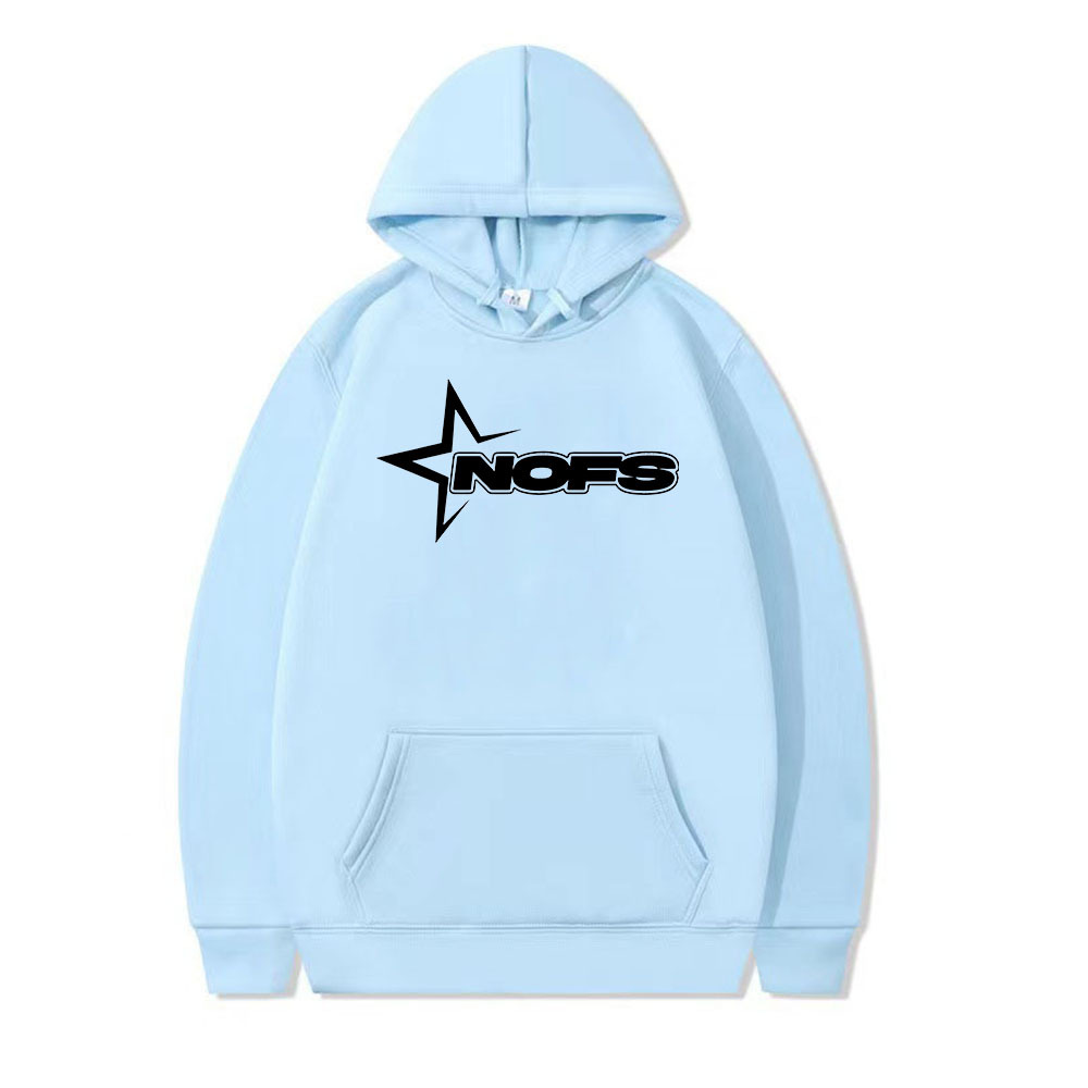 Vêtements pour hommes nouveau bleu clair hommes sweat à capuche haut pull pull à capuche décontracté