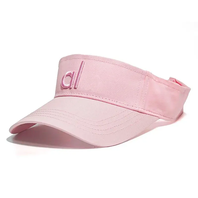 Versatile Baseball Cap Solid Color Letter Embroidered Yoga Designer Hat Spring/Summer Breathable Sunshade Trucker Hats_voghion.com
