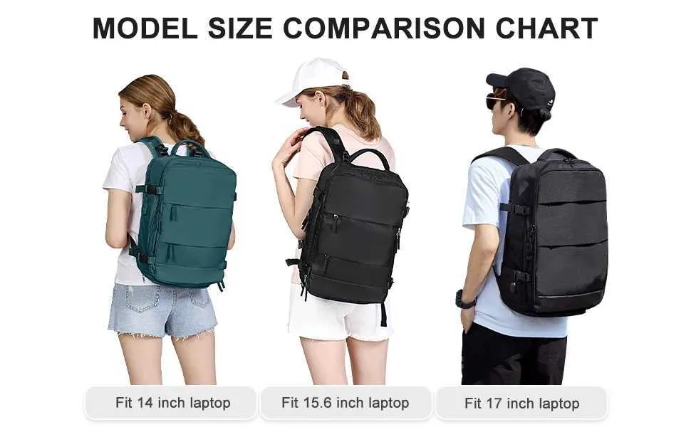 Likros Travel Große Kapazität Hand Lage Laptop Rucksack für Frauen Wasserdicht Business Flug Kabine Tasche Männer_voghion.com