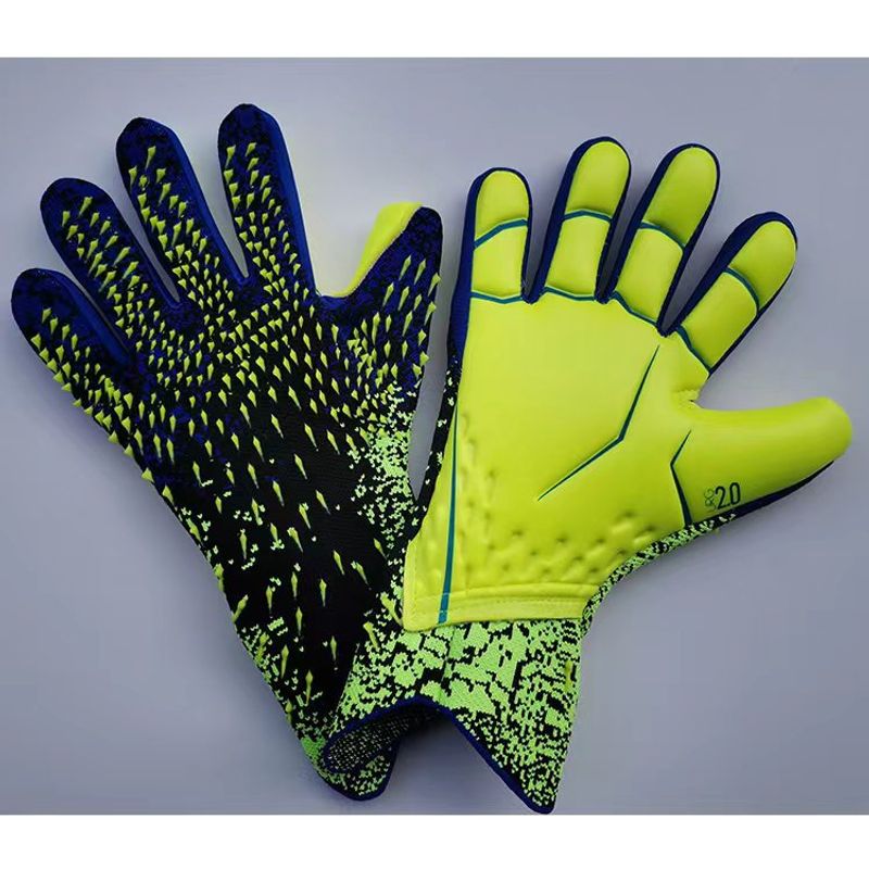 Gants de gardien de but de football pour adultes, jeu de gardien de but professionnel antidérapant_voghion.com