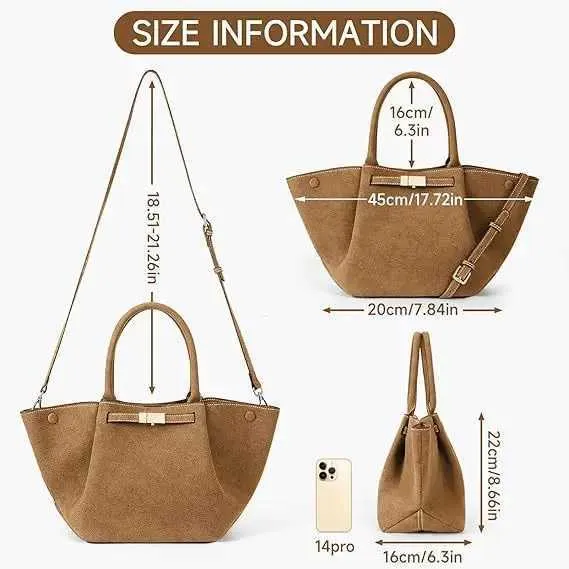 2024 Herbst- und Wintermodelle Designer-Taschen Frauen Frau Vintage Matte Leder Handtasche Einkaufstasche Große Damen Schulter_voghion.com