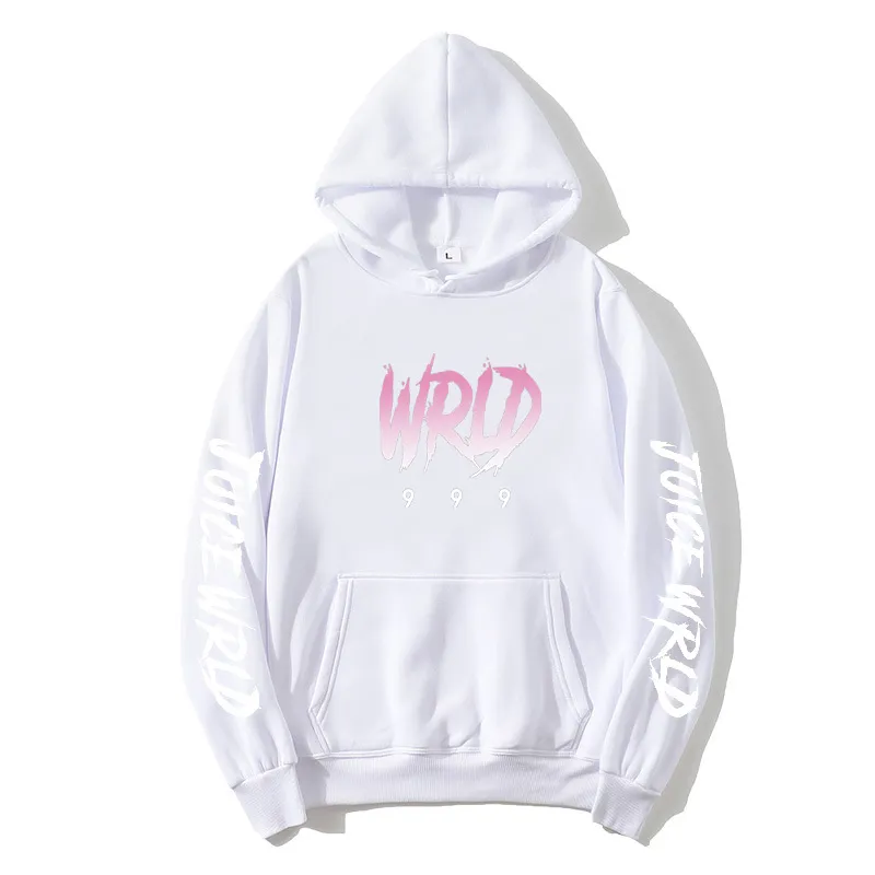 Sudadera con capucha hombre juice wrld negro blanco rap trap_voghion.com