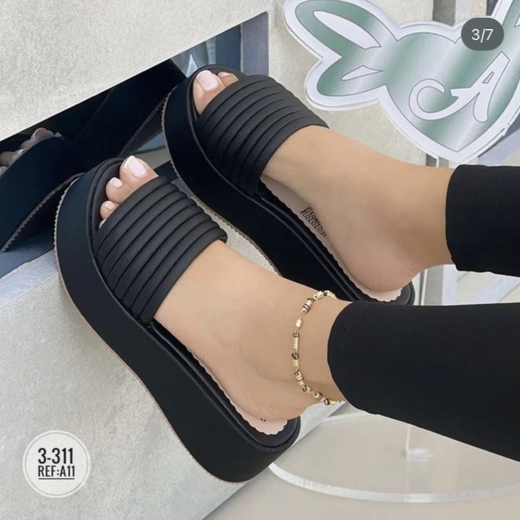 Matsuke Hausschuhe mit dicker Sohle, große Candy-Strandsandalen für Damen_voghion.com