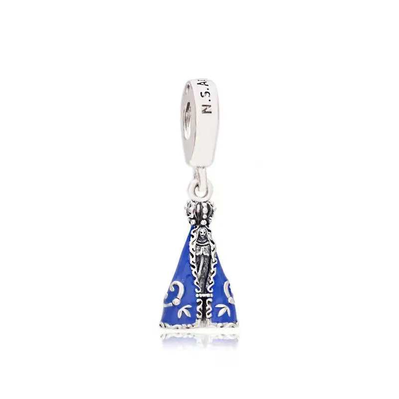 Designer Sterling Sier Loose Beads Beaded Bottle Cap Safety Chain Pendant Bracelets Original Fit S Charms Fashion_voghion.com