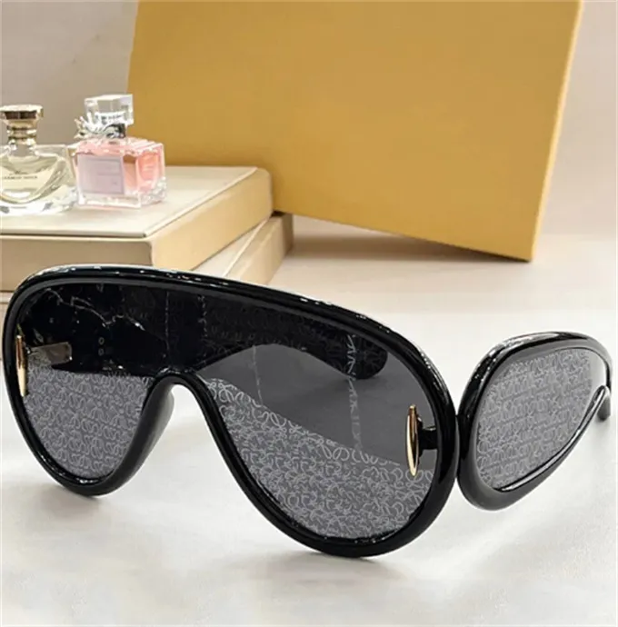 Gafas de sol Wave LW40108I de montura grande para mujer, de diseño, con máscara de fibra de acetato, gafas protectoras UV400 de moda con diseño original_voghion.com