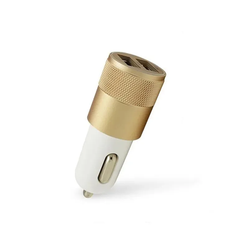 Adattatore per auto con ricarica rapida portatile in metallo a doppia porta USB-A e USB-C da 38 W e 3,1 A PD per iPhone 16, 15, 14, 13, 12 e 11 Pro._voghion.com