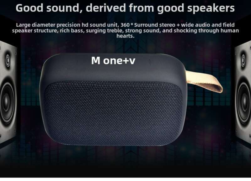 Wireless Fabric Square, USB Flash Drive, Outdoor Bike Riding, Portable Bluetooth Speaker, Gift_voghion.com