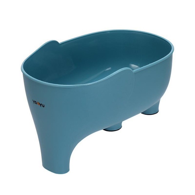 Cestello di scarico elefante Cestello di scarico multiuso per la conservazione in cucina Cestello di scarico per la frutta e la verdura in plastica_voghion.com