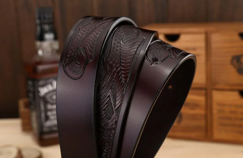 2023 Neie Rimm Groussen Designer fir Männer Koffer Eagle Buckle Männer a Fraen Tailleband Rëndleder Rimm_voghion.com