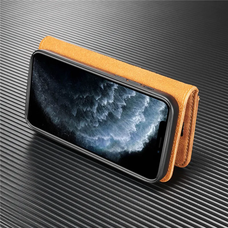 Detachable Magnetic Leather Phone Case for IPhone 15 12 13 11 14 Pro Max XS XR X SE 2022 8 7 Plus Wallet Card Holder_voghion.com