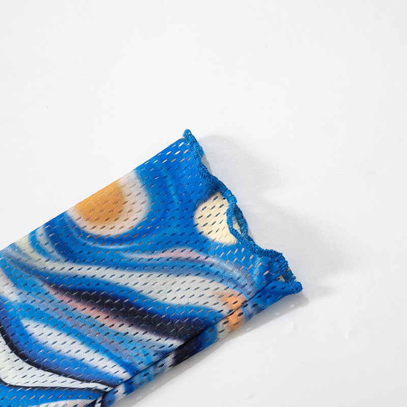 D22TP354 Autunno Nuovo 2024 Girocollo Maglione Manica Lunga Maglia Stampata Ombelico Aperto Top T-shirt Donna_voghion.com