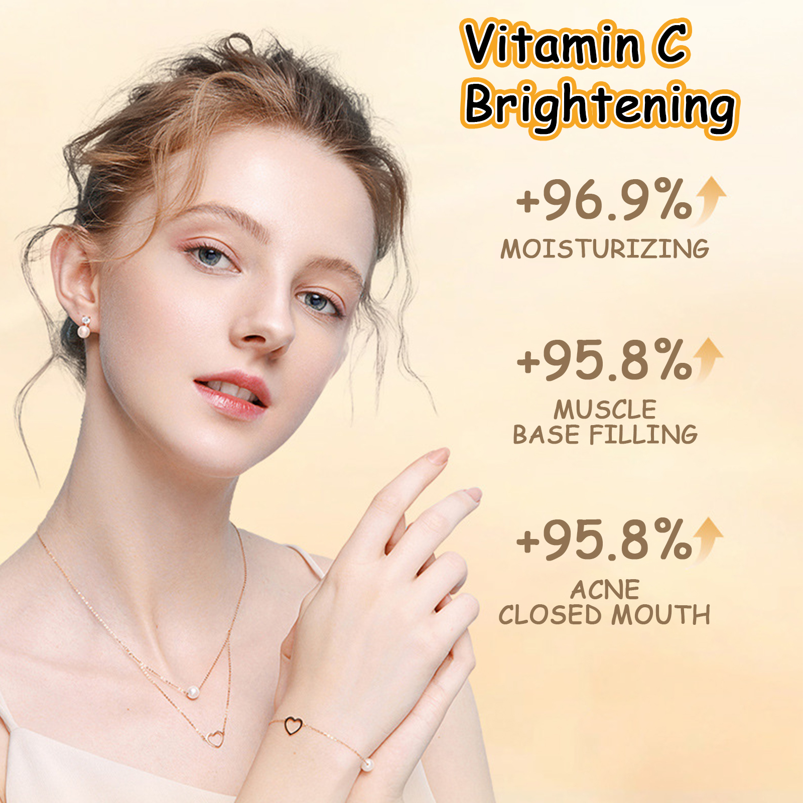 EELHOE Vitamin C Brightening Cream, Improve Drying To Reduce Fine Lines Held Acne Moist Brightens The Face Cream_voghion.com