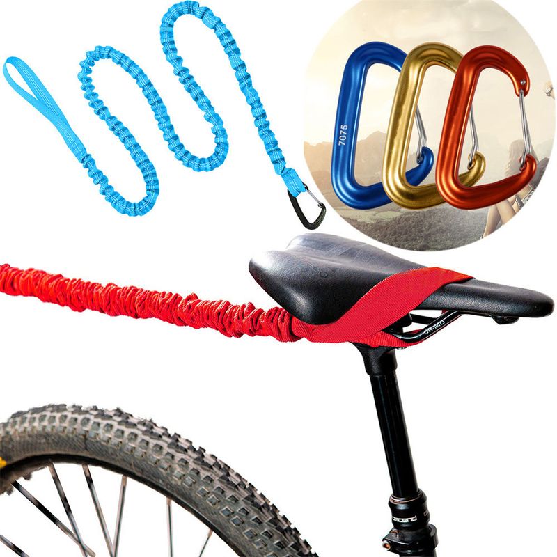 Rower MTB Holowanie Dziecięcy Ebike Rower Elastyczna smycz Pas Nylonowa lina trakcyjna Sprzęt bezpieczeństwa rodzic-dziecko Narzędzia do użytku na zewnątrz_voghion.com