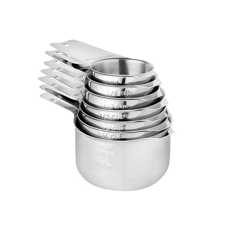 Edelstahl Messbecher 7-teiliges Set Zum Backen Und Kochen_voghion.com