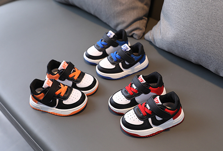XUANMU Children's Sports Shoes Boys And Girls Casual Board Shoes Comfortable Low-top Breathable Soft Sole Style Versatile Z0155_voghion.com