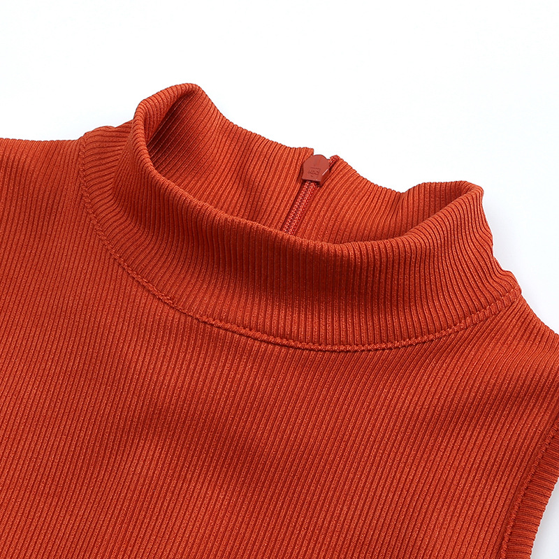 Mutter & Kinder Mädchen Sommer Ins Baumwolle gestreiften halbhohen Kragen elastischen Overall kleine und mittlere Kinder ärmellose Kleidung Großhandel Agent_voghion.com