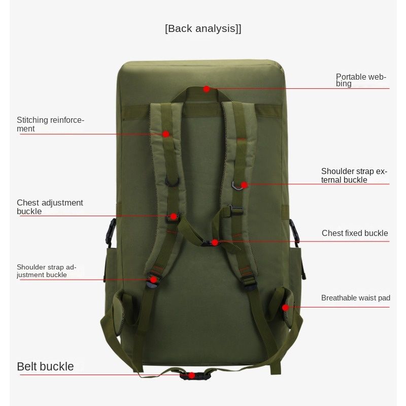 Outdoor-Reiserucksack mit großer Kapazität für Herren, 120 l, Militär-Fan-Rucksack, neue taktische Tarnung,_voghion.com