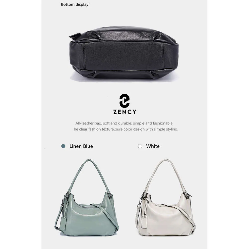 Zency Nero Beige Pelle Morbida Hobo Donna Semplice Casuale Borsa A Mano Con Manico Superiore Borsa A Tracolla Grande Capacità Borsa A Tracolla Media_voghion.com